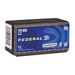 FEDERAL AMMO 22 WMR/40 FMJ