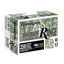 REMINGTON 9MM LUGER 115GR FMJ