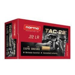 NORMA TAC 22 LR 40GR LRN -...