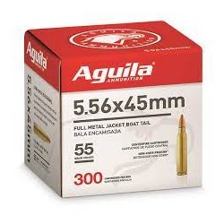 AGUILA 5.56 55GR FMJBT 300...