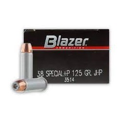 BLAZER 38 SPL +P 125GR JHP