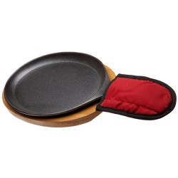 CAST IRON FAJITA SET