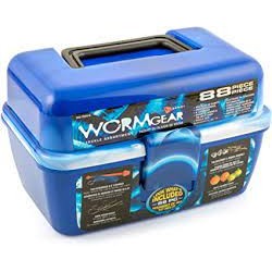 WORM GEAR TACKLE BOX 88 PIECES