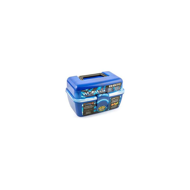 WORM GEAR TACKLE BOX 88 PIECES