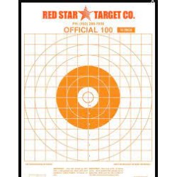 RED STAR TARGET 100 YD ORANGE