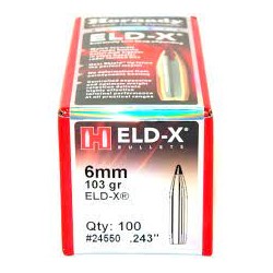 HORNADY BULLET .243/103  GR...