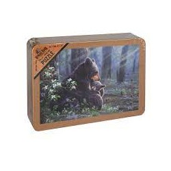 RIVERS EDGE BEAR PUZZLE IN TIN