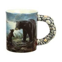 RIVERS EDGE BEAR MAN CAVE MUG