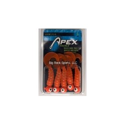 APEX RIGGED GRUBS ORANGE