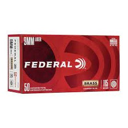 FEDERAL 9MM 115 GR FMJ