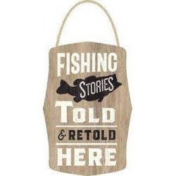 FISHING STORIES HANGING...