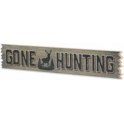 RUSTIC DIE CUT GONE HUNTING