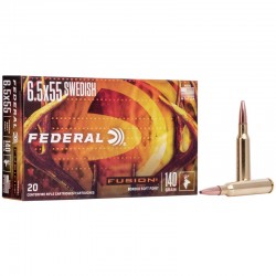 FEDERAL AMMO 6.5X55/140 FUSION