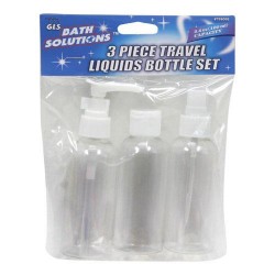 TRAVEL BOTTLES FOR LIQUID