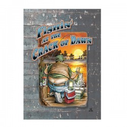 TIN SIGN FISHIN AT THE...