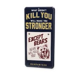 TIN SIGN WHAT DOESN'T KILL YOU