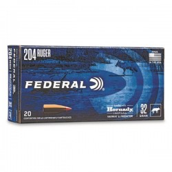 FEDERAL 204 RUGER 32 GR V MAX