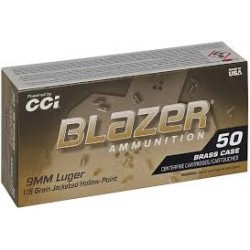 BLAZER 9MM 115 GR JHP