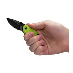 KERSHAW LIME GREEN BLACKWASH