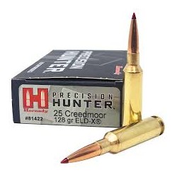 HORNADY 25 CREEDMOOR 128 GR...
