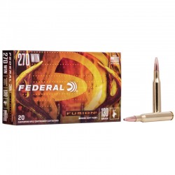 FEDERAL 270WIN 130 GR FUSION