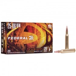 FEDERAL AMMO 25-06/120 FUSION