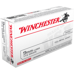 WINCHESTER 9MM 115 FMJ USA...