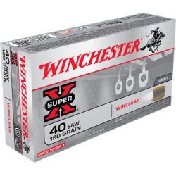 WINCHESTER 40 S&W 180 WINCLEAN