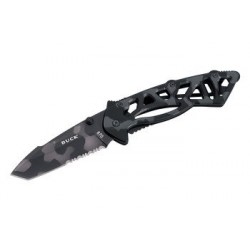 BUCK KNIFE BONES SERRATED...