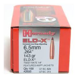 HORNADY BULLET 6.5 .264 143...