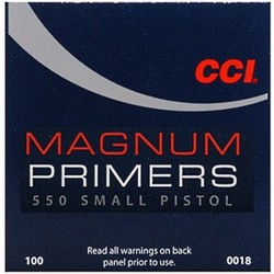 CCI 550 SMALL PISTOL...