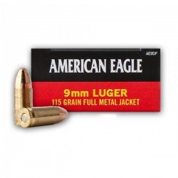 FEDERAL AMMO 9MM 115FMJ