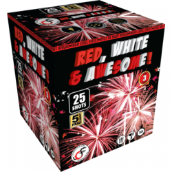 FIREWORK RED WHITE AWESOME...