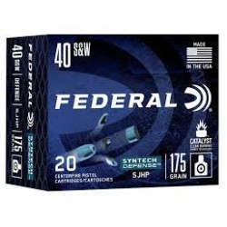 FEDERAL SYNTEC 40 S&W 175GR...