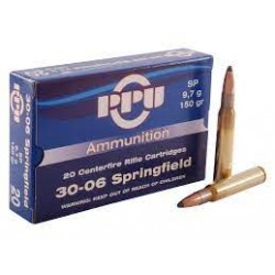 PPU AMMO 30-06 150GR SP