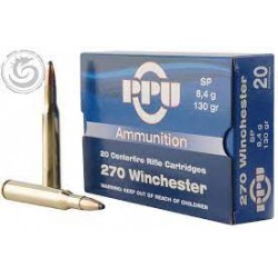 PPU AMMO 270WIN 150GR SP