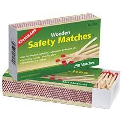 COGHLANS WOODEN SAFETY MATCHES