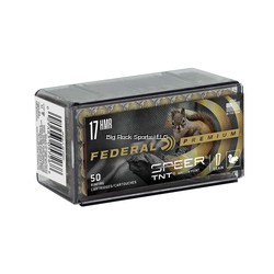 FEDERAL AMMO 17 HMR SPEER TNT