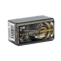 FEDERAL AMMO 17 HMR VMAX BRICK