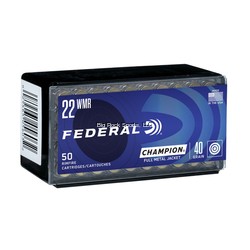 FEDERAL AMMO 22 WMR/40 FMJ...