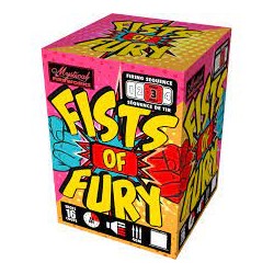 FIREWORK FISTS OF FURY CAKE