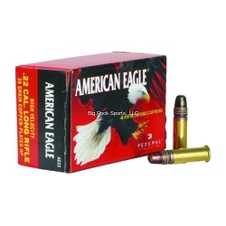 FEDERAL AMMO 22LR 38 GR HP...