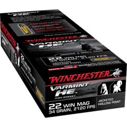 WINCHESTER 22 MAG 34 JHP...